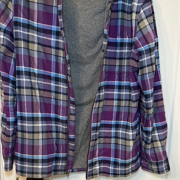 Plaid Lightweight Shirt Jacket - Picture 3 of 4